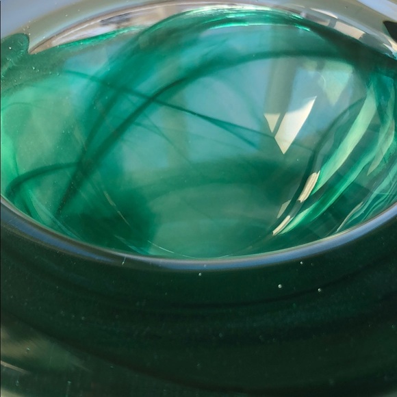 Kosta Boda Atoll Bowl, Sweden,  Art Glass Swirl - Picture 4 of 5